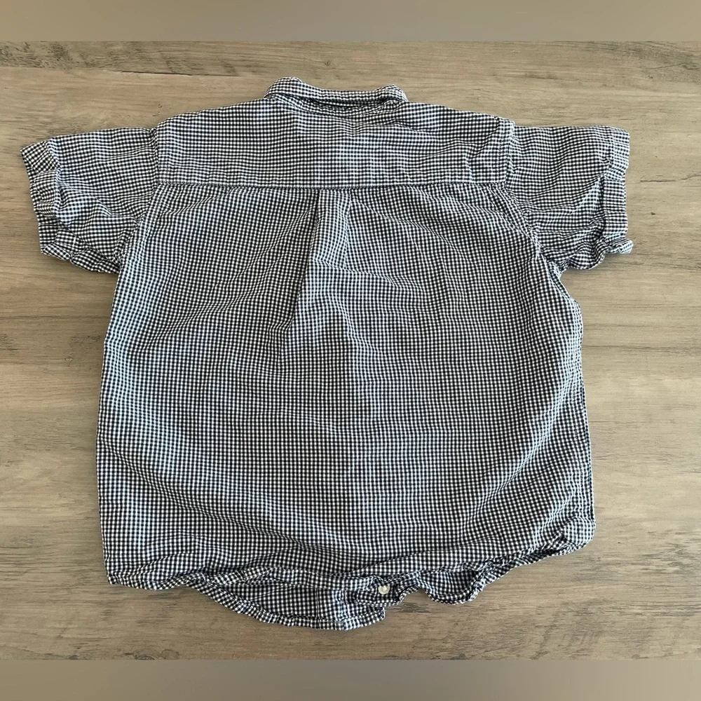 Ralph Lauren boys plaid button down size 3/3T